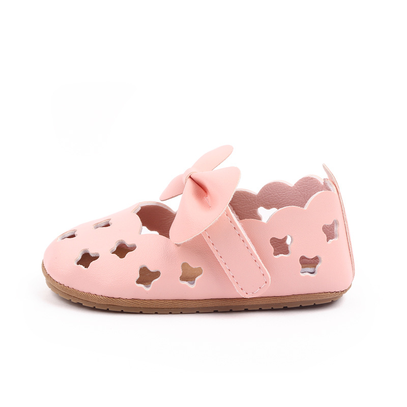 Infant Baby Girl Sandals Toddler Shoes Newborn Sandales Soft Rubber Sole Cute Bow Baby Shoes
