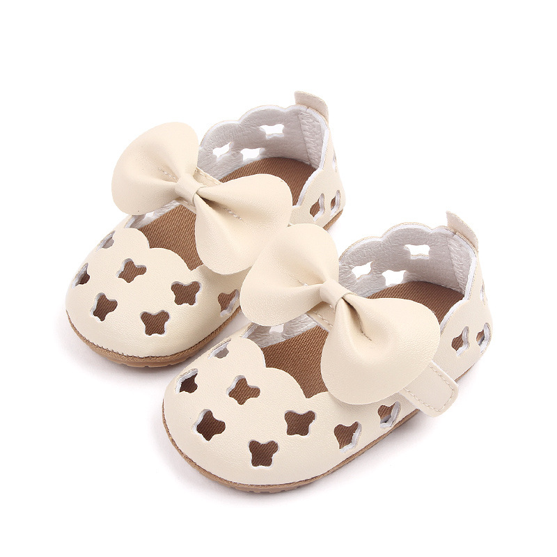 Infant Baby Girl Sandals Toddler Shoes Newborn Sandales Soft Rubber Sole Cute Bow Baby Shoes