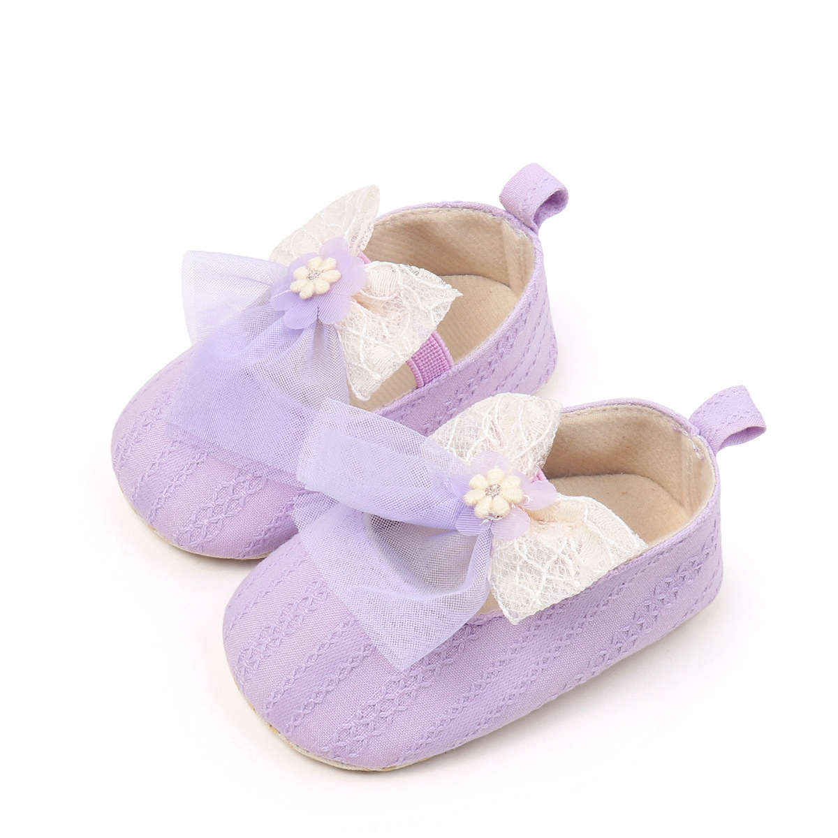 2026 New Design For 0-18M Baby Girls First Walking Beautiful Toddler Shoes With Comfortable Sole Newborn Pre-walking Shoes