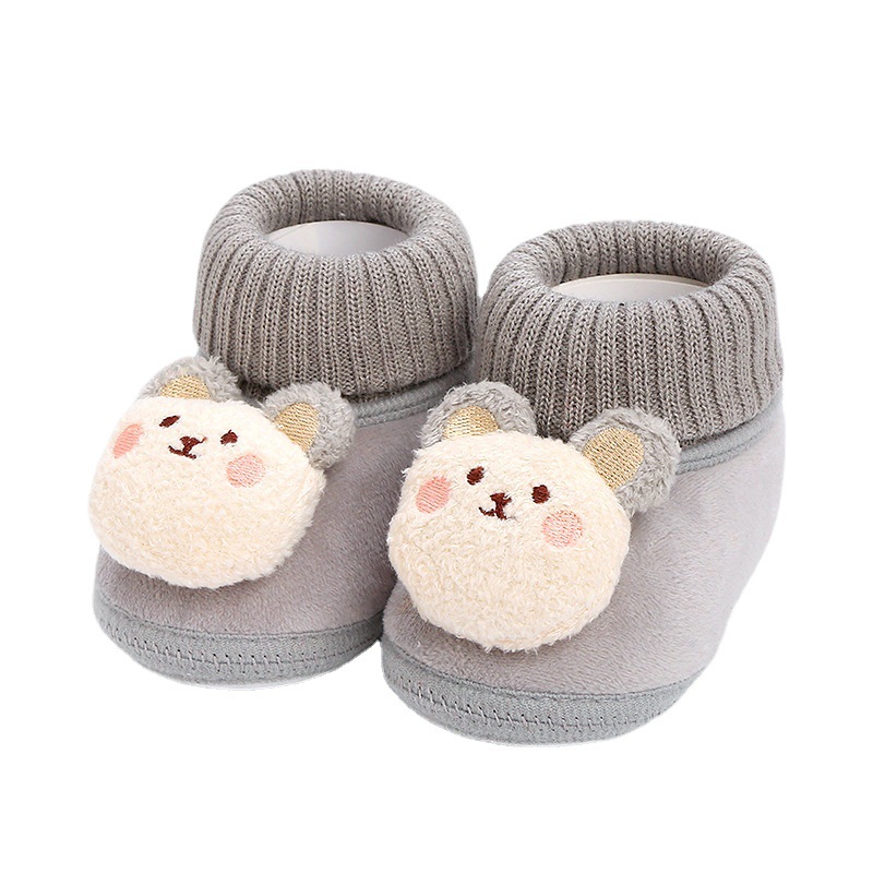 New Newborn Baby Socks Infant Boy Girl Sokken for 0-12 Months Cute 3D Cartoon Doll Knitted Cotton Breathable Short Socks