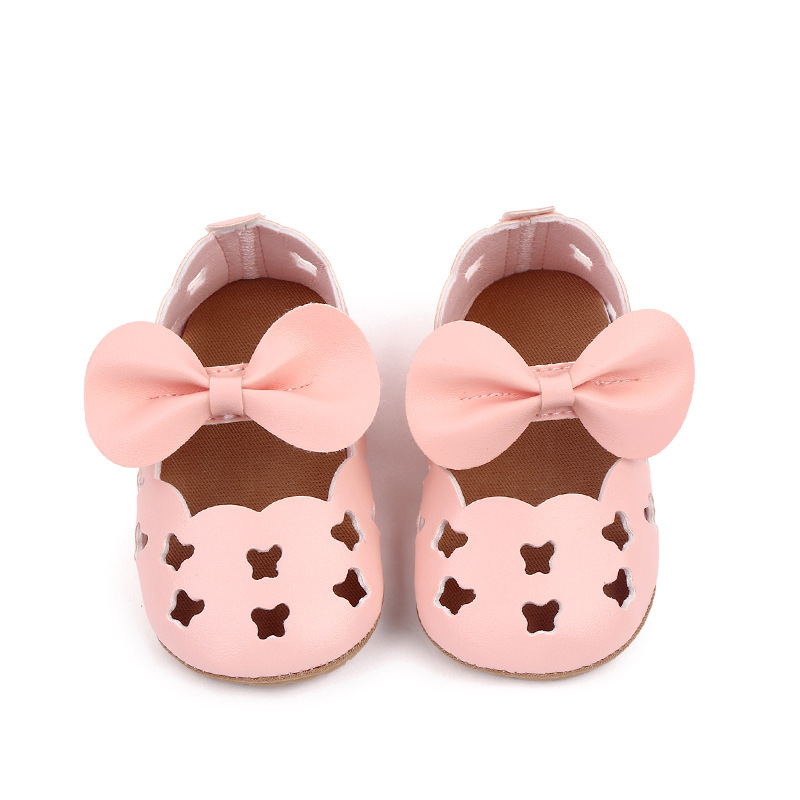 Infant Baby Girl Sandals Toddler Shoes Newborn Sandales Soft Rubber Sole Cute Bow Baby Shoes