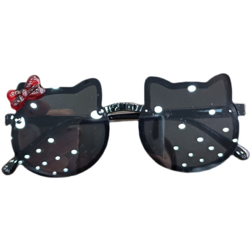 Kids Summer Cute Kitten Sunglasses Arched Acrylic Outdoor Sunscreen Baby Sunglasses Girls Classic Kids Boys Glasses FZ-449