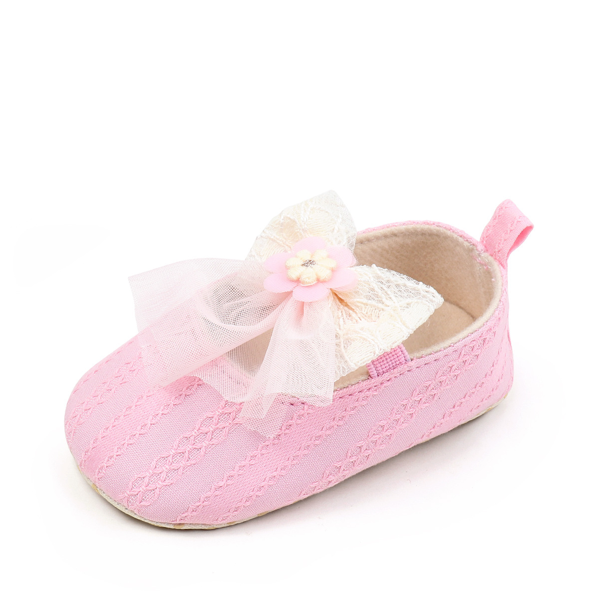 2026 New Design For 0-18M Baby Girls First Walking Beautiful Toddler Shoes With Comfortable Sole Newborn Pre-walking Shoes