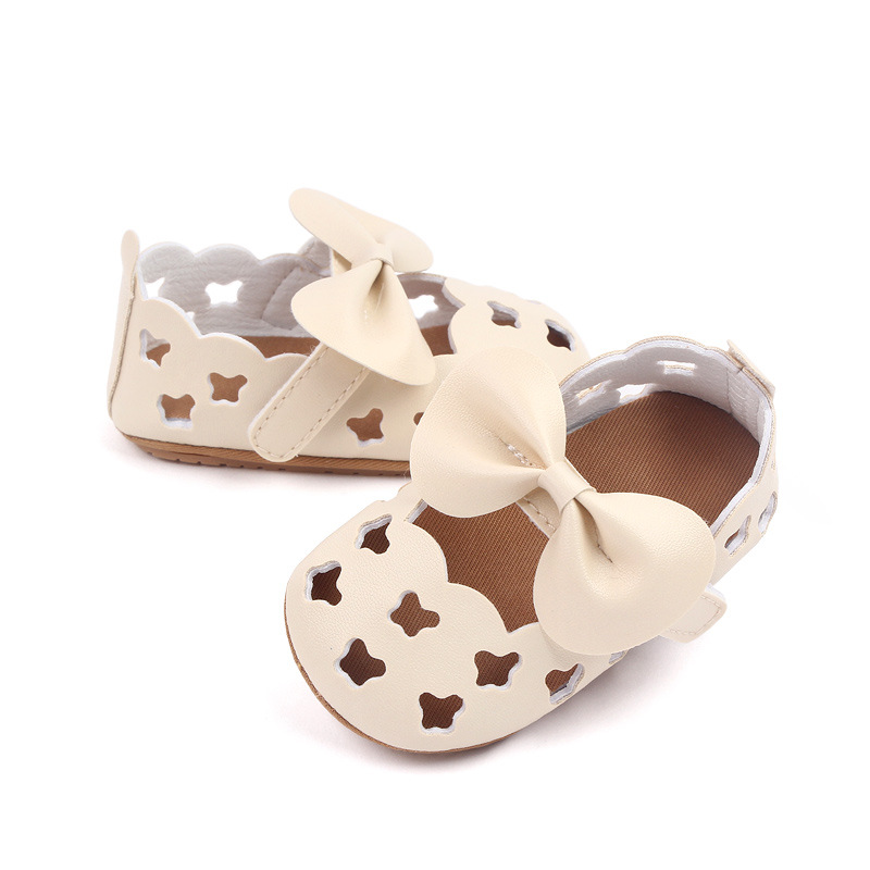 Infant Baby Girl Sandals Toddler Shoes Newborn Sandales Soft Rubber Sole Cute Bow Baby Shoes