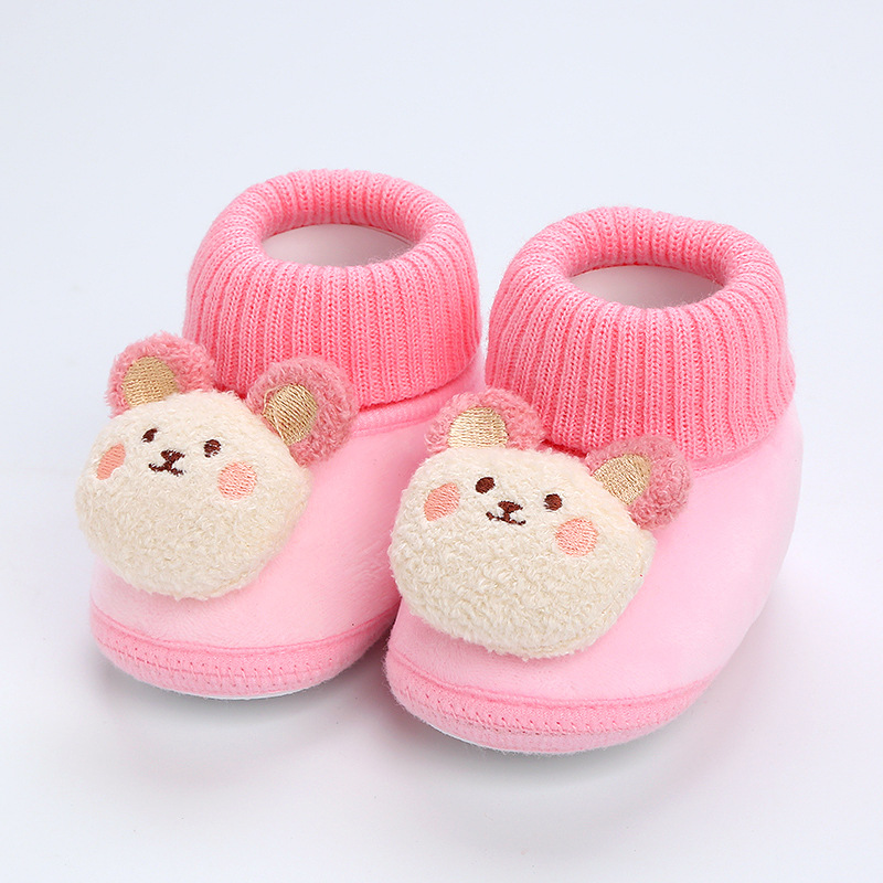 New Newborn Baby Socks Infant Boy Girl Sokken for 0-12 Months Cute 3D Cartoon Doll Knitted Cotton Breathable Short Socks