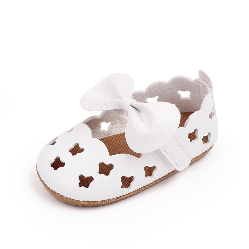 Infant Baby Girl Sandals Toddler Shoes Newborn Sandales Soft Rubber Sole Cute Bow Baby Shoes