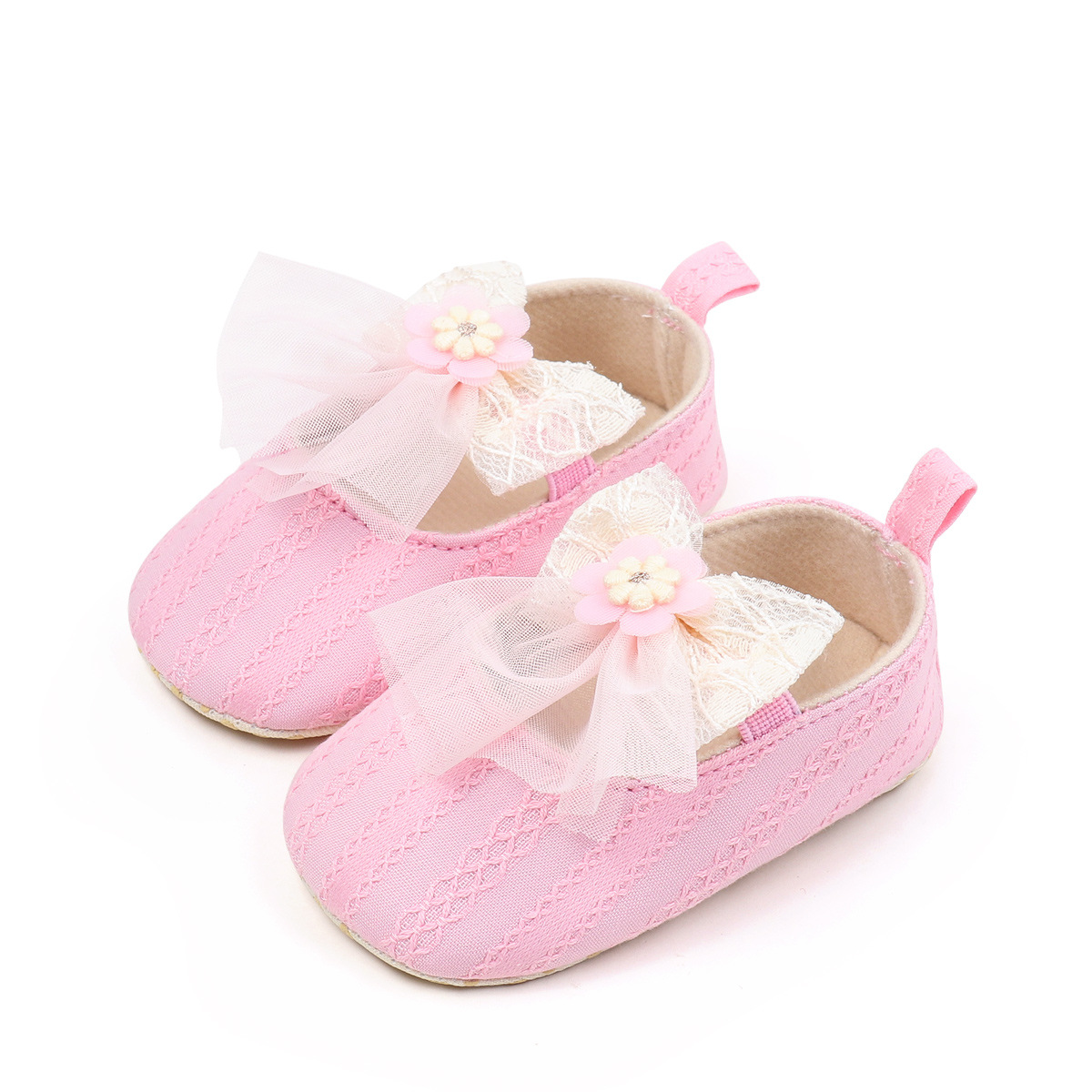 2026 New Design For 0-18M Baby Girls First Walking Beautiful Toddler Shoes With Comfortable Sole Newborn Pre-walking Shoes