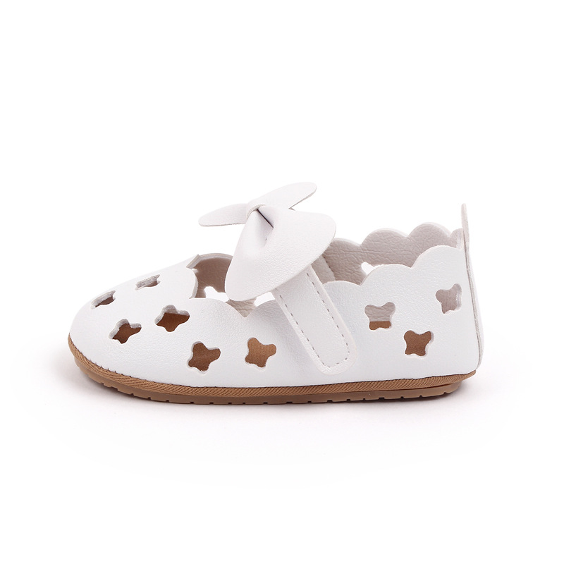Infant Baby Girl Sandals Toddler Shoes Newborn Sandales Soft Rubber Sole Cute Bow Baby Shoes
