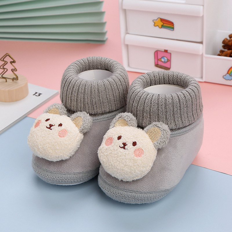 New Newborn Baby Socks Infant Boy Girl Sokken for 0-12 Months Cute 3D Cartoon Doll Knitted Cotton Breathable Short Socks