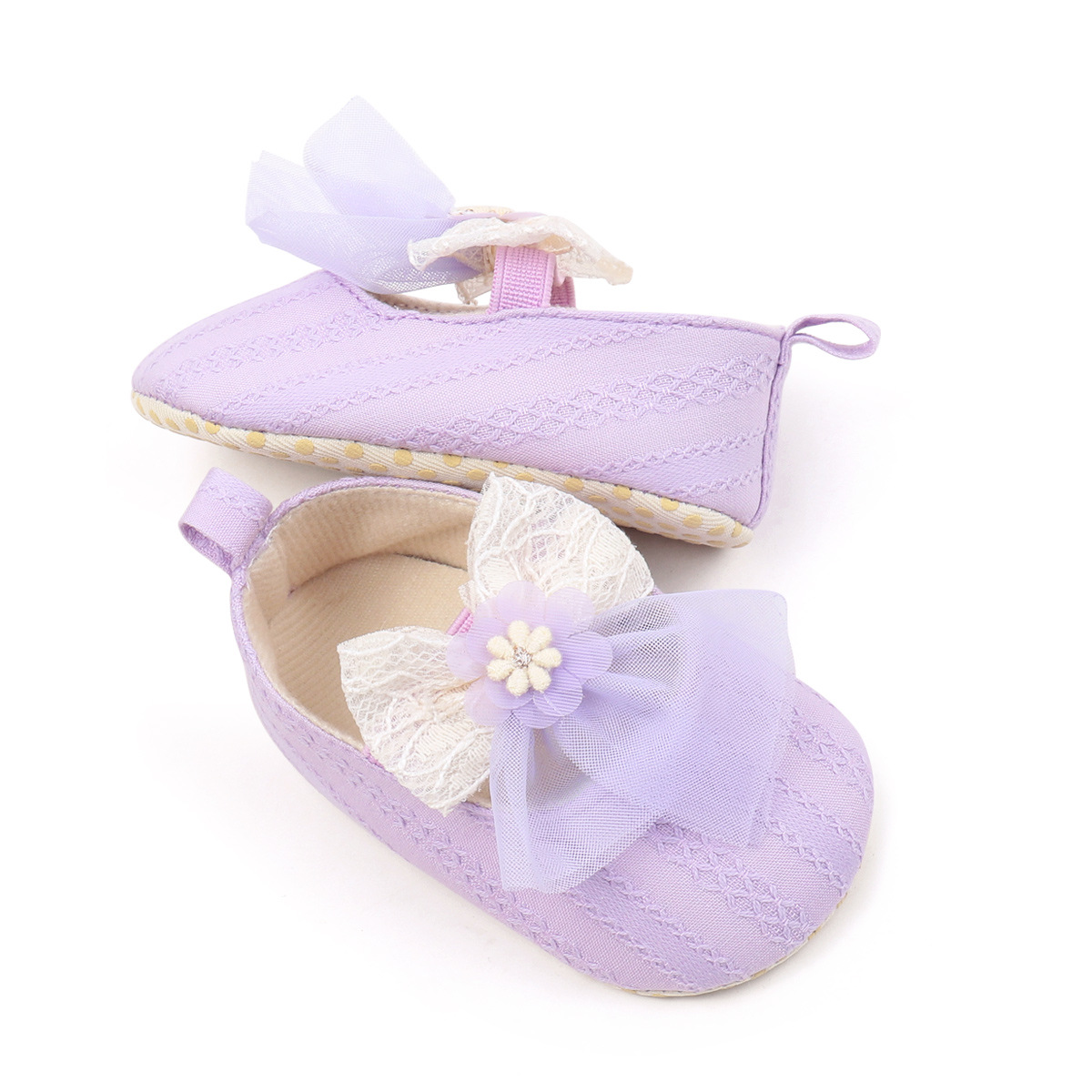 2026 New Design For 0-18M Baby Girls First Walking Beautiful Toddler Shoes With Comfortable Sole Newborn Pre-walking Shoes
