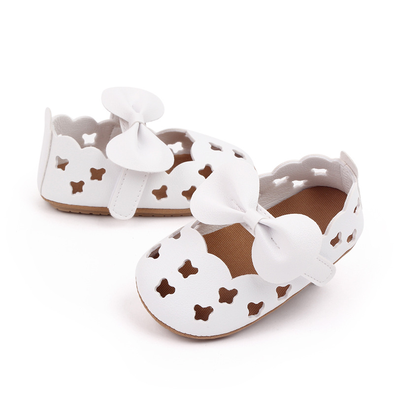 Infant Baby Girl Sandals Toddler Shoes Newborn Sandales Soft Rubber Sole Cute Bow Baby Shoes