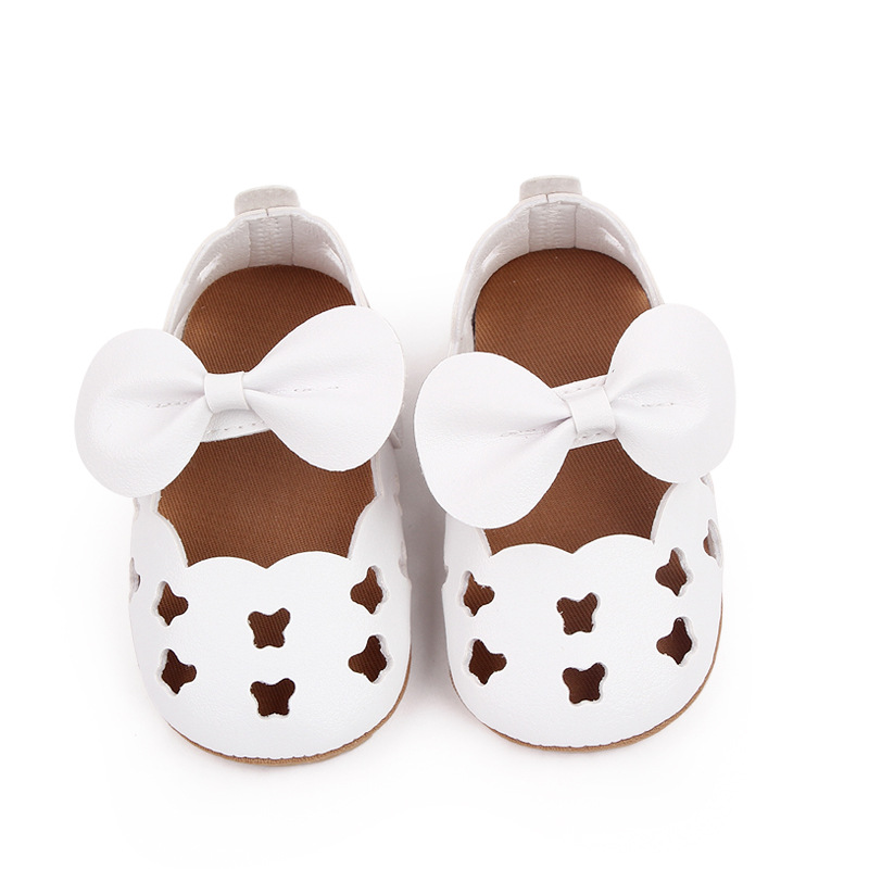 Infant Baby Girl Sandals Toddler Shoes Newborn Sandales Soft Rubber Sole Cute Bow Baby Shoes