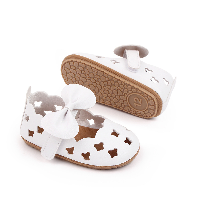 Infant Baby Girl Sandals Toddler Shoes Newborn Sandales Soft Rubber Sole Cute Bow Baby Shoes