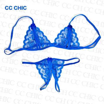 Hot Sale Women Fun Lingerie Underwear Three-Point Open Cut Breast Revealing Bikini Lace Lady Pajama Set Girls Thong Two-Piece Set Best Wives Gift Giving Clothing women clothes