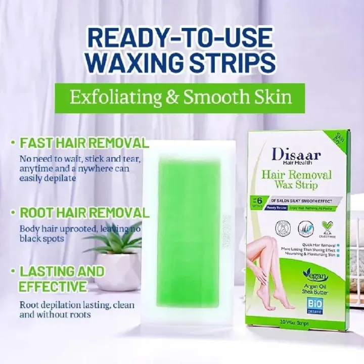 Disaar 20 Strips/Set Exquisite Girl Hair Removal Wax Strip
