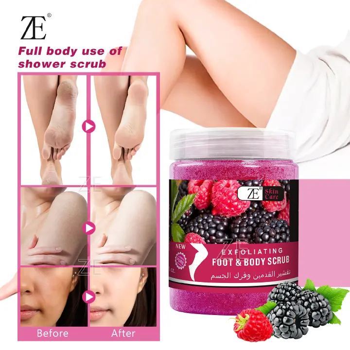 ZE Skin Care Strawberry Face & Body Scrub 1000ml