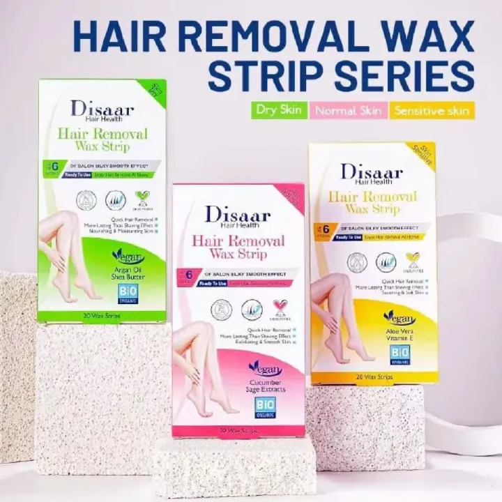 Disaar 20 Strips/Set Exquisite Girl Hair Removal Wax Strip