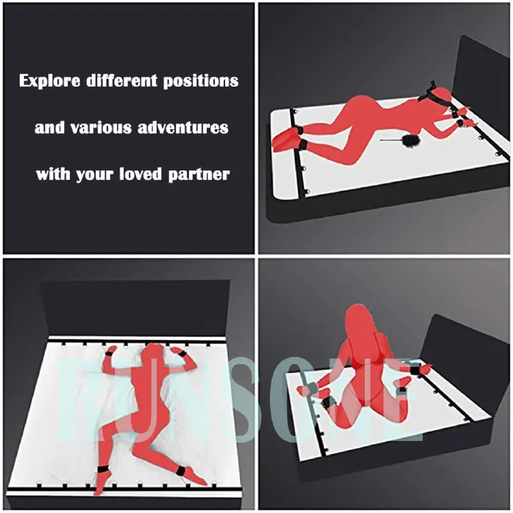 BDSM Bed Restraints Sex Game Bondage Kits