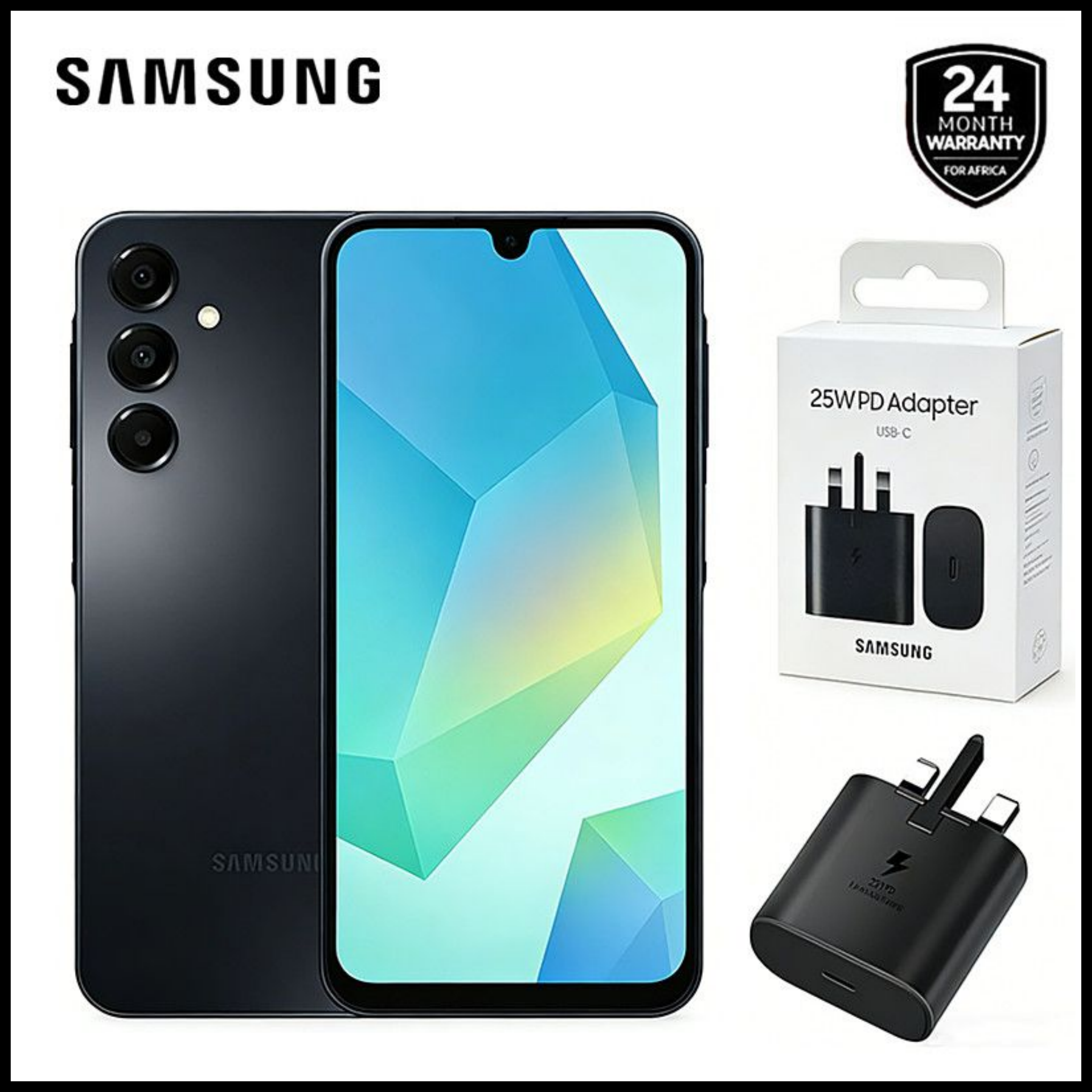 BRAND NEW  Samsung Galaxy A16 128GB+4GB 6.7" Super AMOLED D 50MP Triple Camera Android 14 Mediatek Helio G99 5000mAh 25W Type-C Charge Smart Phones phone samsung A16  A16 samsung+FREE GIFTS