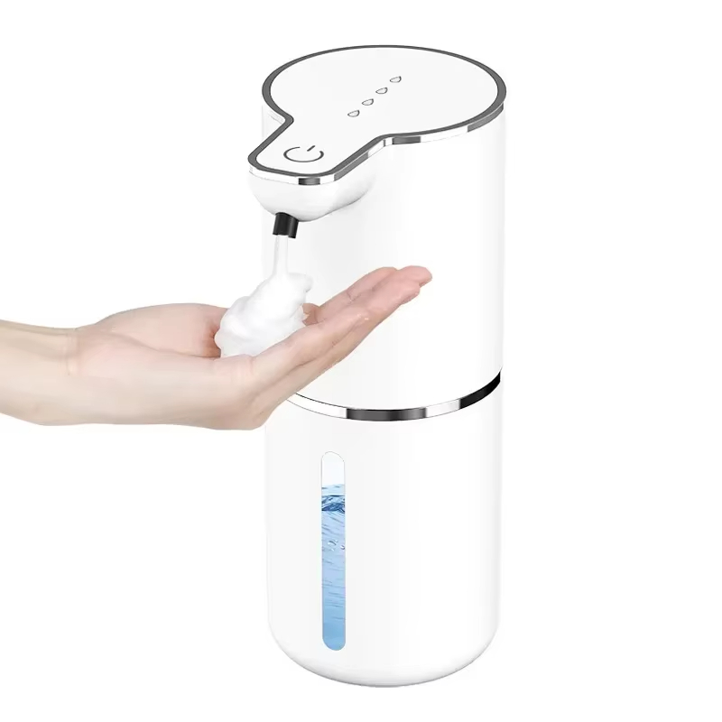 Waterproof Automatic Soap Dispenser 350ml Foaming Soap Dispenser Type C Rechargeable Electric Adjustable Foam Soap Dispenser