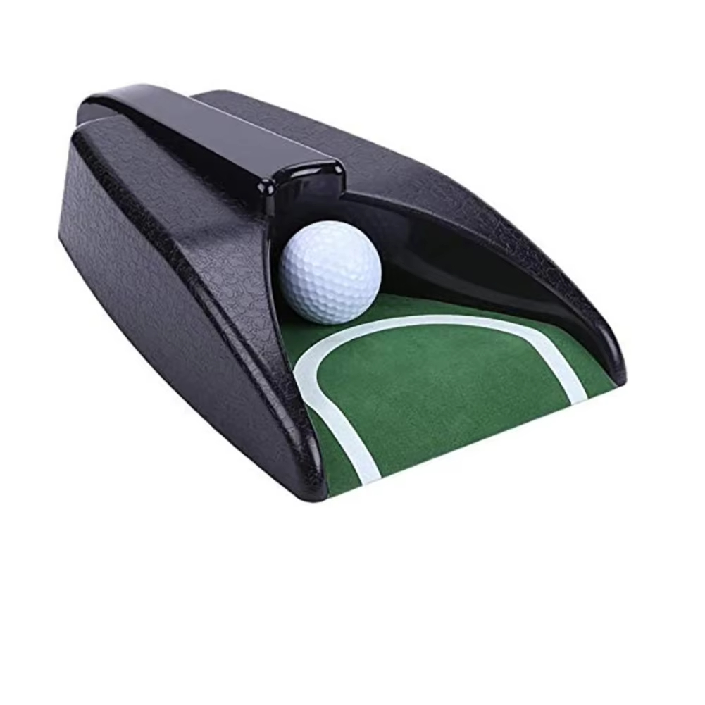 Black Golf Ball Return Machine Battery Powered Golf Training Device Portable Golf Trainer Great Present For Golfers