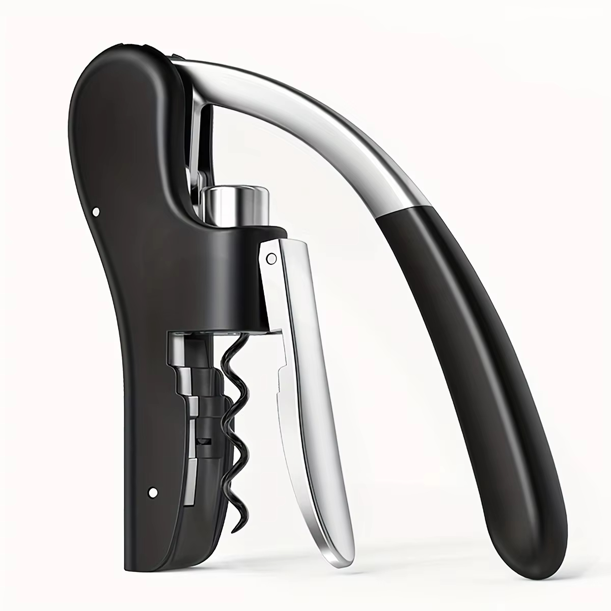 Professional Wine Opener - Easy Corkscrew for Servers, Waiters, Bartenders, and Home Use - Perfect for Summer and Winter Drinks