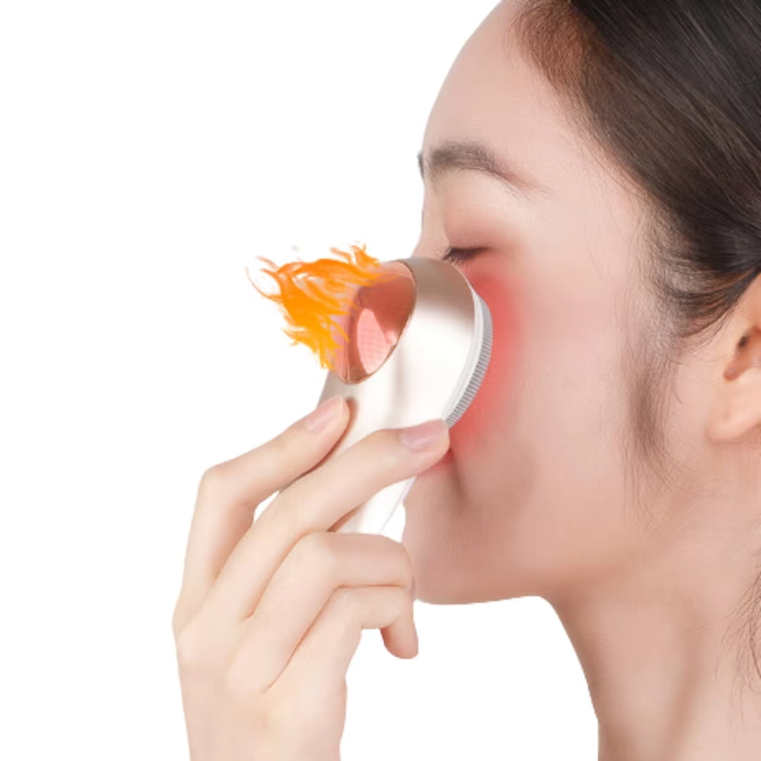 Waterproof Sonic Silicone Facial Cleansing Brush Electric Face Massager and Deep Cleaning Makeup Remover Tool for Household Use