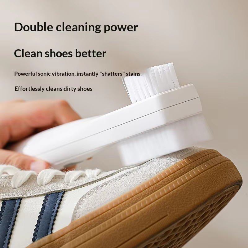 New Wireless Electric Shoe Washing Brush Household Leather Shoes Ultrasonic Vibration Brush Powerful Cleaning Upper Shoe Brush