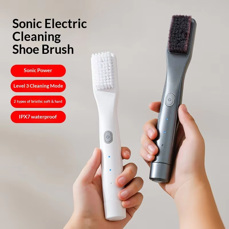 New Wireless Electric Shoe Washing Brush Household Leather Shoes Ultrasonic Vibration Brush Powerful Cleaning Upper Shoe Brush