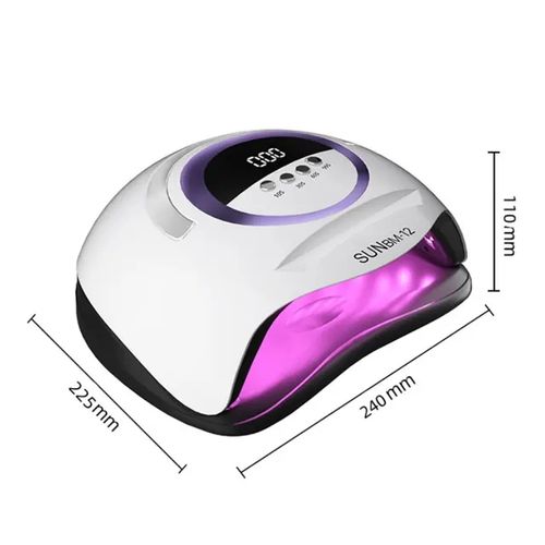 sun Bm-12 300w Portable Nail Light Fast Curing Gel Polish Professional Nail Dryer UV LED Nail Lamp With Phone Holder