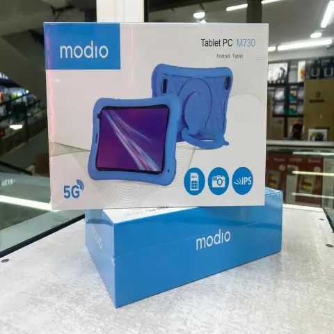 Modio M730 5G 6GB/256GB Android Kids Educational Tablet,  7-inch Screen Display Size, Android 10.0 OS, 4000mAh Battery, MTK6582 Quad-Core, SIM Card Slot, Wi-Fi, Bluetooth, Micro USB, Parental Controls