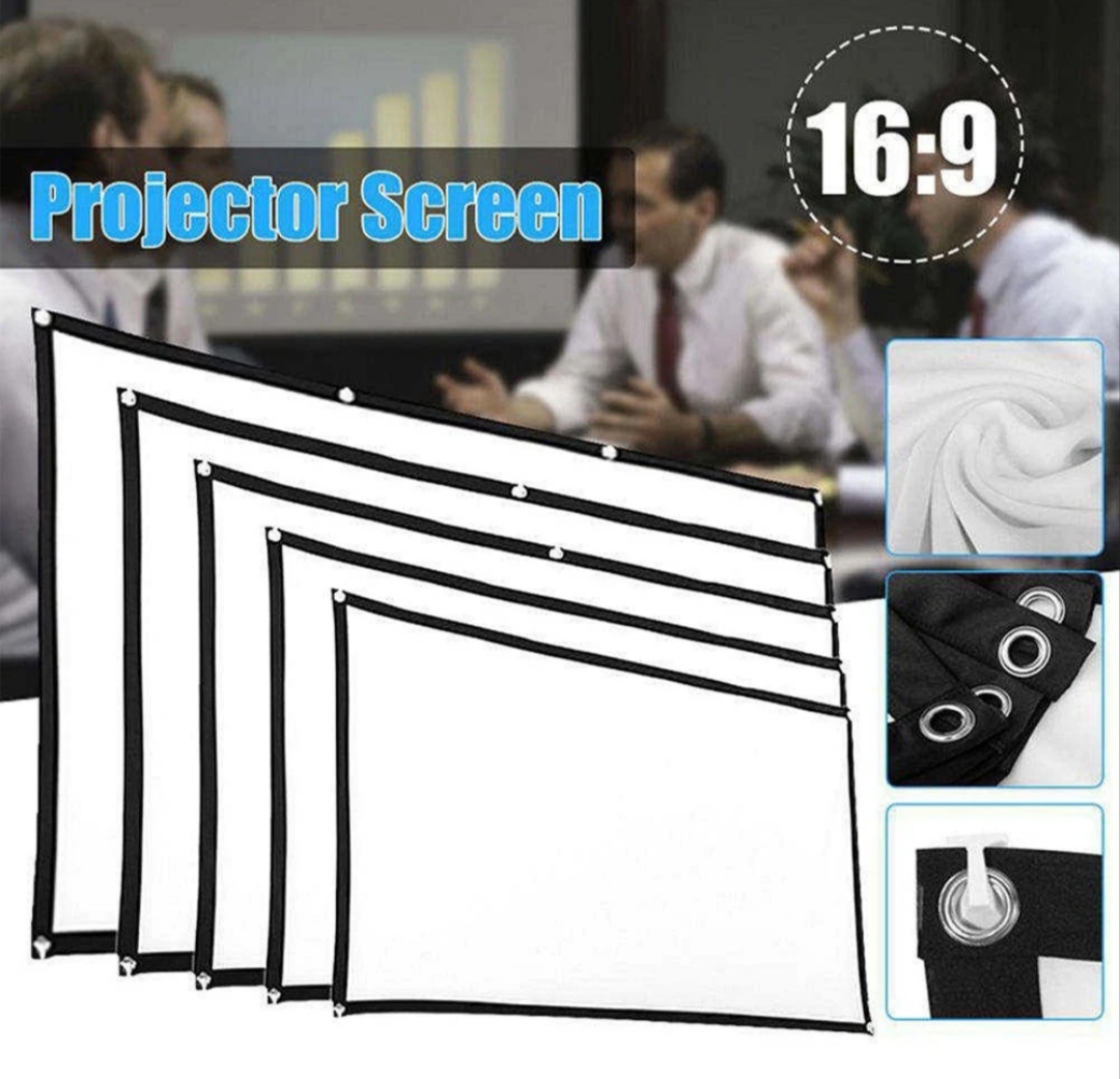 Portable Foldable Fabric 100inch Projector Screen