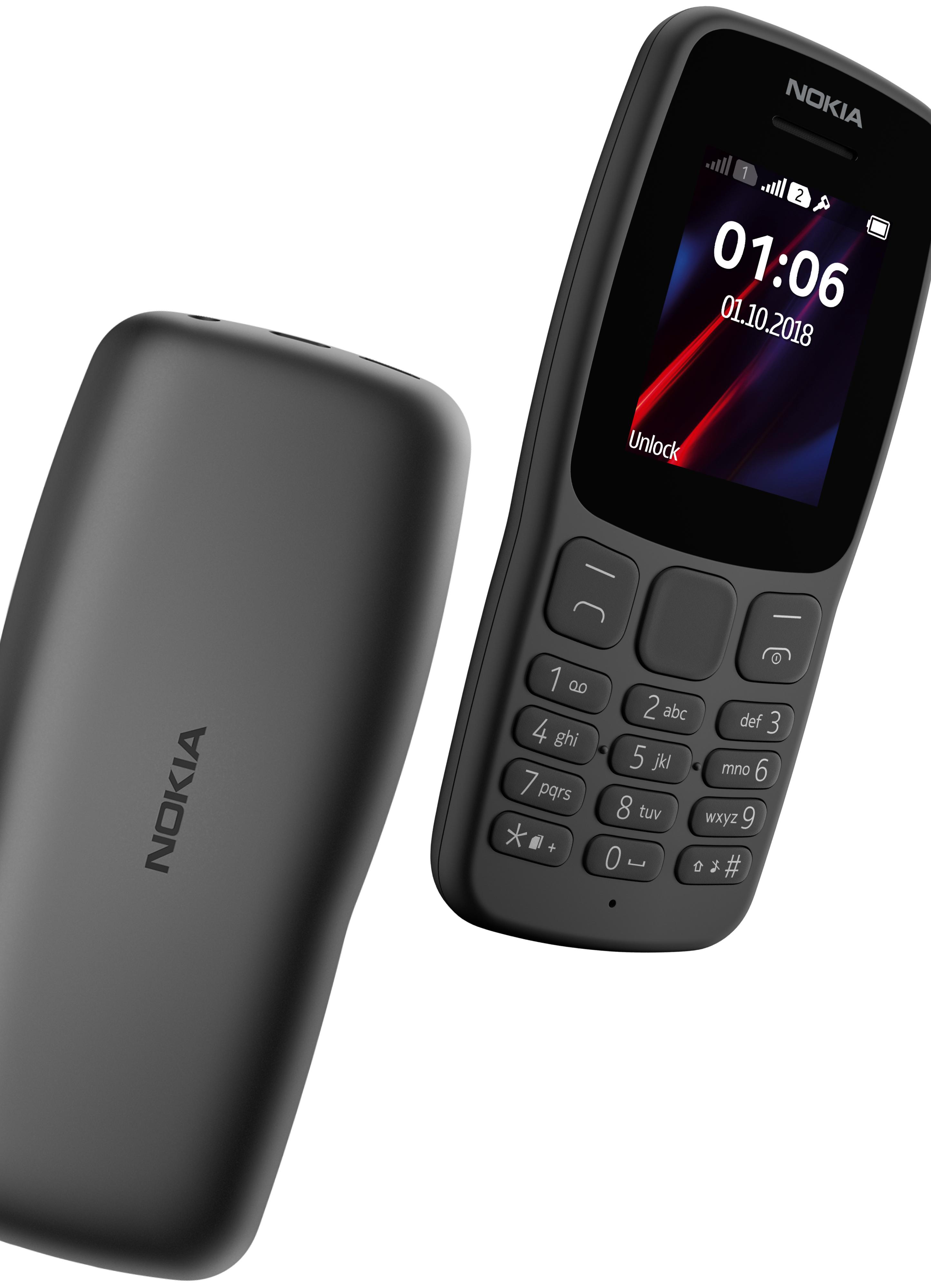 LIMITED DISCOUNT 🔥🔥🔥🔥LIMITED DISCOUNT !!!Nokia 106 Original Nokia Phone 800 mAh 1.77`` Dual SIM Cards Unlocked Cheap Durable Brand New Phone Classic Feature phone kabambe/ Featured phone katululu