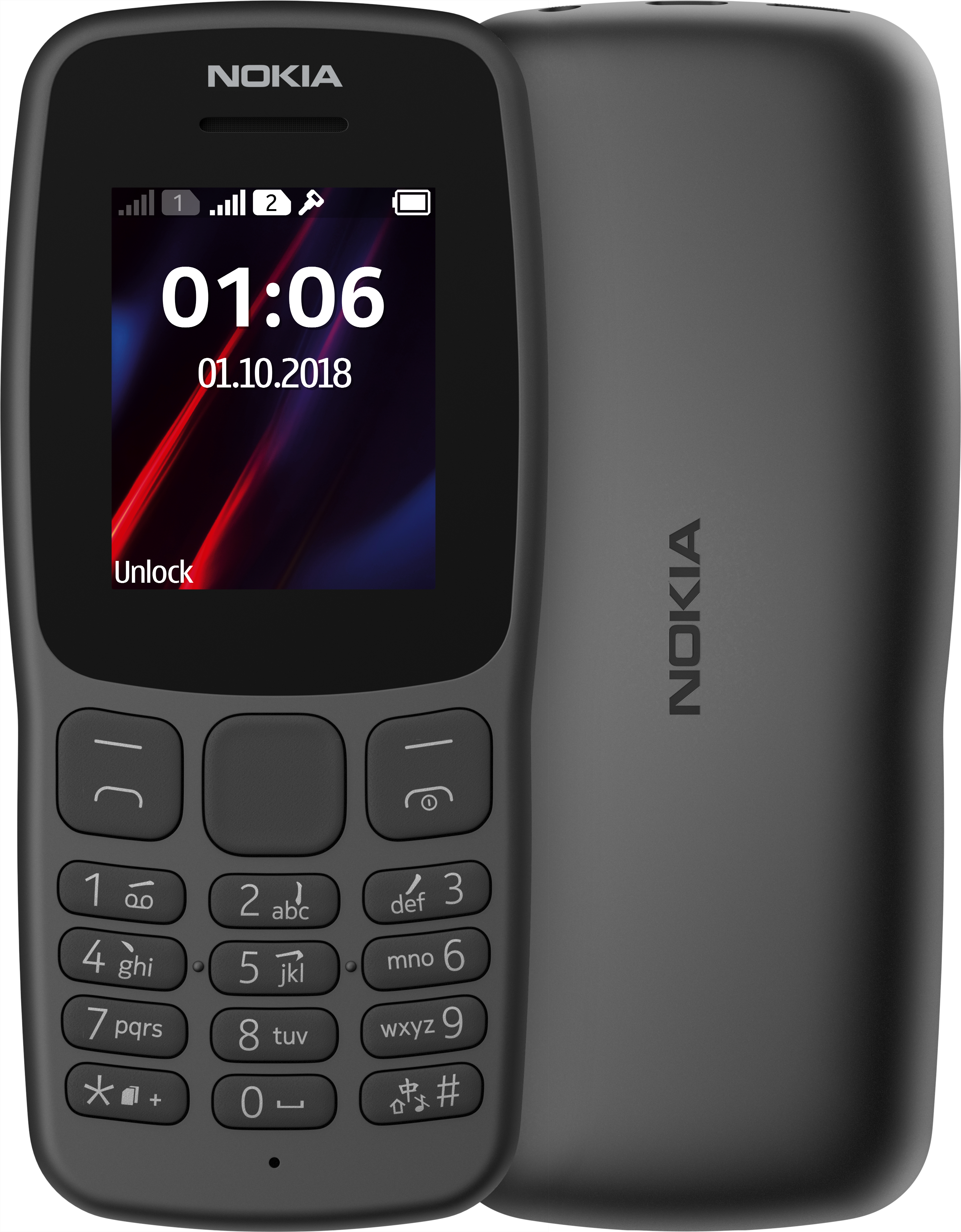 LIMITED DISCOUNT 🔥🔥🔥🔥LIMITED DISCOUNT !!!Nokia 106 Original Nokia Phone 800 mAh 1.77`` Dual SIM Cards Unlocked Cheap Durable Brand New Phone Classic Feature phone kabambe/ Featured phone katululu