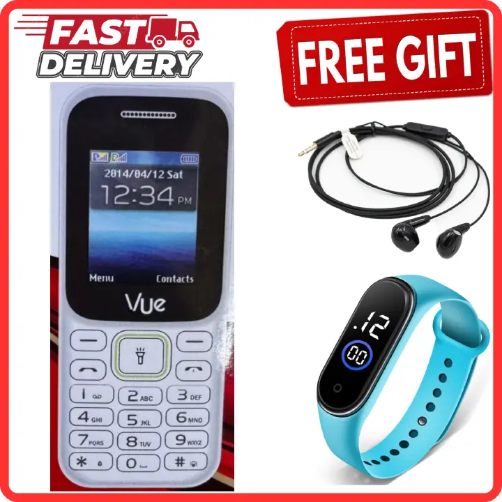 LIMITED DISCOUNT !!!VUE E310 DOUBLE  SIM CARD FEATURE PHONE WITH Bluetooth /Wireless FM/SD Slot kabambe/katululu/mulika mwizi/button feature phone