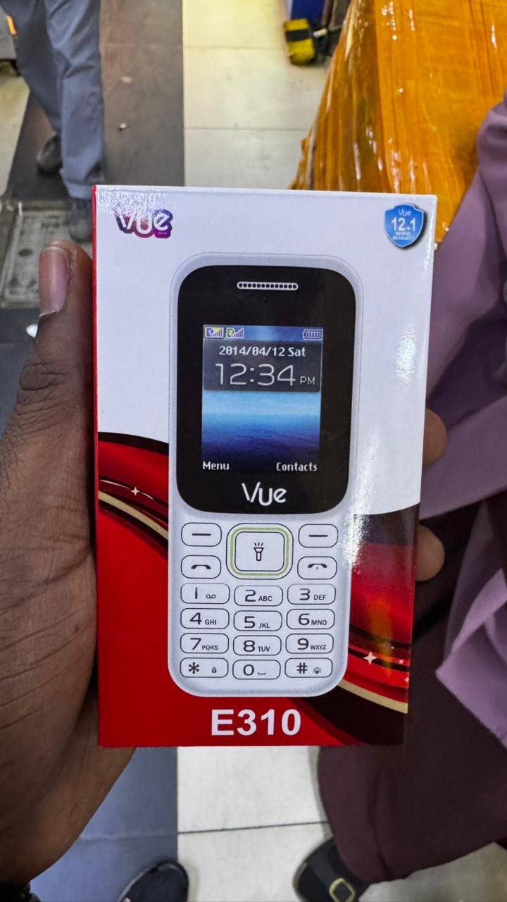 LIMITED DISCOUNT !!!VUE E310 DOUBLE  SIM CARD FEATURE PHONE WITH Bluetooth /Wireless FM/SD Slot kabambe/katululu/mulika mwizi/button feature phone