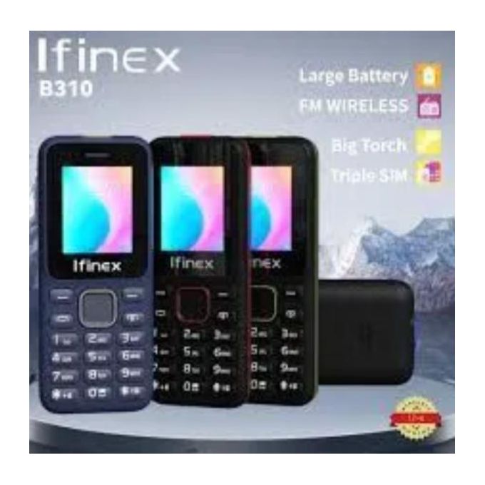 LIMITED DISCOUNT 🔥🔥🔥🔥 BRAND NEW B310 TRIPLE SIM CARD FEATURE PHONE WITH Bluetooth /Wireless FM/SD Slot kabambe/katululu/mulika mwizi/button feature phone