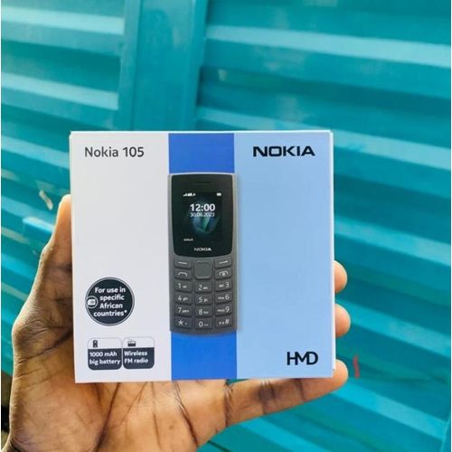 LIMITED DISCOUNT💃🏻💃🏻🔥🔥 !! BRAND NEW NOKIA 105 HMD  SIM CARD FEATURE PHONE WITH Bluetooth /Wireless FM/SD Slot kabambe/katululu/mulika mwizi/button feature phone