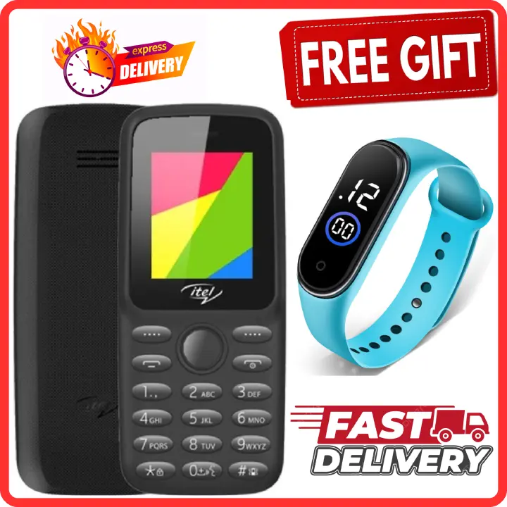 LIMITED DISCOUNT !!!BRAND NEW ITEL 2163 1.8" Display Wireless FM Dual SIM Opera Mini Bright Torch Kabambe Katululu Button Feature Phone King Talker with 2000 Contacts Memory, Long-Lasting Battery,