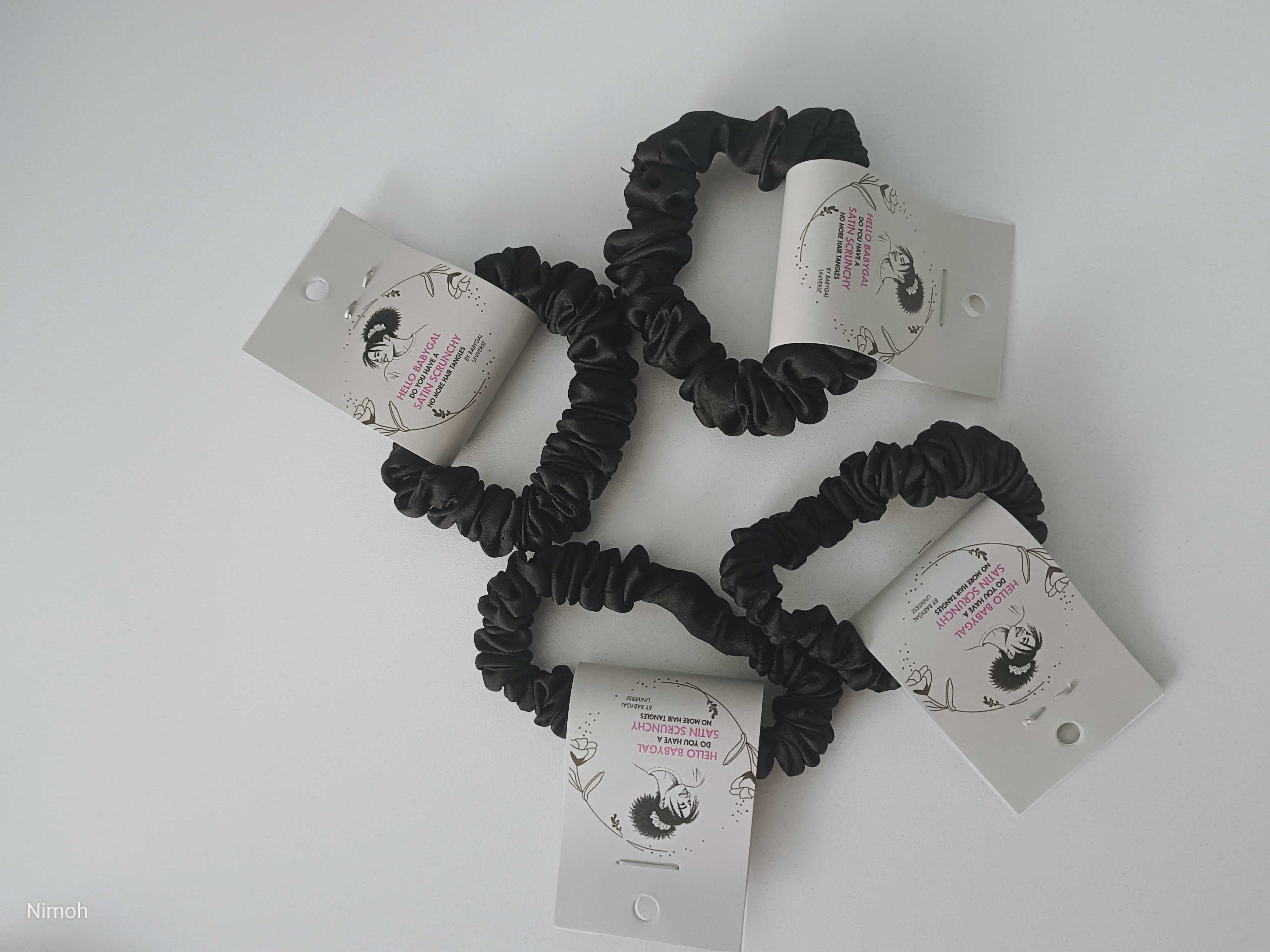 mini Satin Scrunchie,1 piece,Satin Hair Ties Girls Ponytail Holders Rubber Band Elastic Hairband Hair Accessories.    Soft and smooth on hair,elegant and classy lady.Try it your hair will thank you