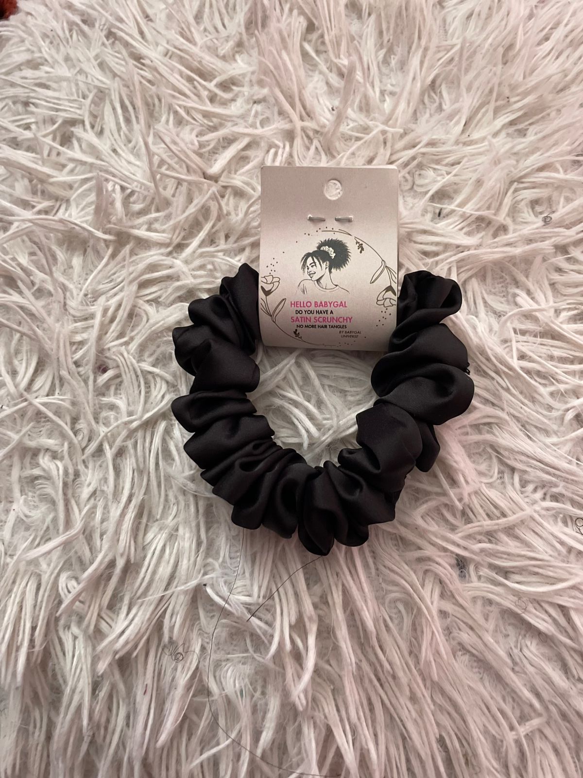 mini Satin Scrunchie,1 piece,Satin Hair Ties Girls Ponytail Holders Rubber Band Elastic Hairband Hair Accessories.    Soft and smooth on hair,elegant and classy lady.Try it your hair will thank you