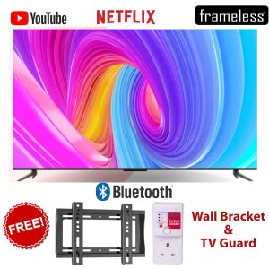 Skyworth 65" Inch 65Q6500G 4K UHD QLED Smart Google Android TV, Netflix, Prime Video, Youtube Television + Tv guard and Wall bracket -1 Year Warranty