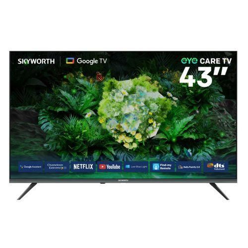 Skyworth 43 Inch QLED 2K Google Smart TV HDR,Dolby Audio,Model 2025-(1-YEAR WARRANTY)+FREE WALL BRACKET AND TV GUARD
