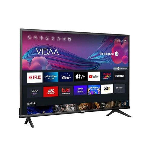 Vision Plus 43 inch Smart TV VP8843KV - 43" 4K Frameless VIDAA+ OS Smart TV Dolby Audio 4K Resolution Frameless Design +FREE WALL BRACKET AND TV GUARD -2YRs WRTY