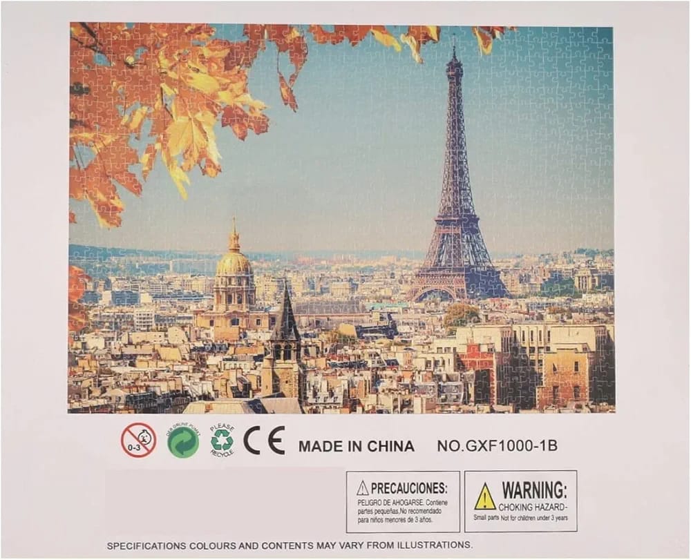 Eiffel Tower* 1000pcs Jigsaw Puzzle