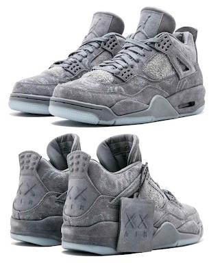 🔥 (on offer ) "KAWS x Nike Air Jordan 4 Retro 'Cool Grey' Premium Suede, jordan four (best shop for jordan 1, jordan 4, airforce, air foce, airforce)