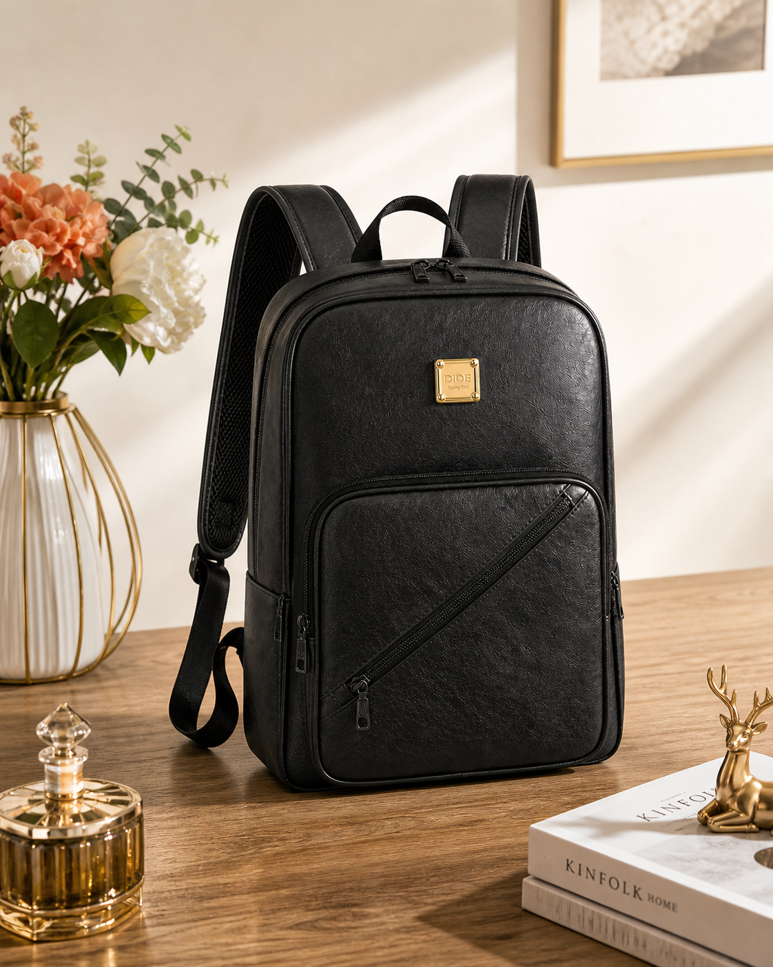 Leather bag Backpack – Stylish, Durable & Multi-Functional Bag for Men and Women.  Work bag, Laptop Bag school bag, travel bag, or casual outings. Black / Brown