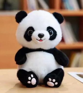 Cute Panda Plush Doll Toy – Soft Stuffed Teddy Bear for Kids & Gifts