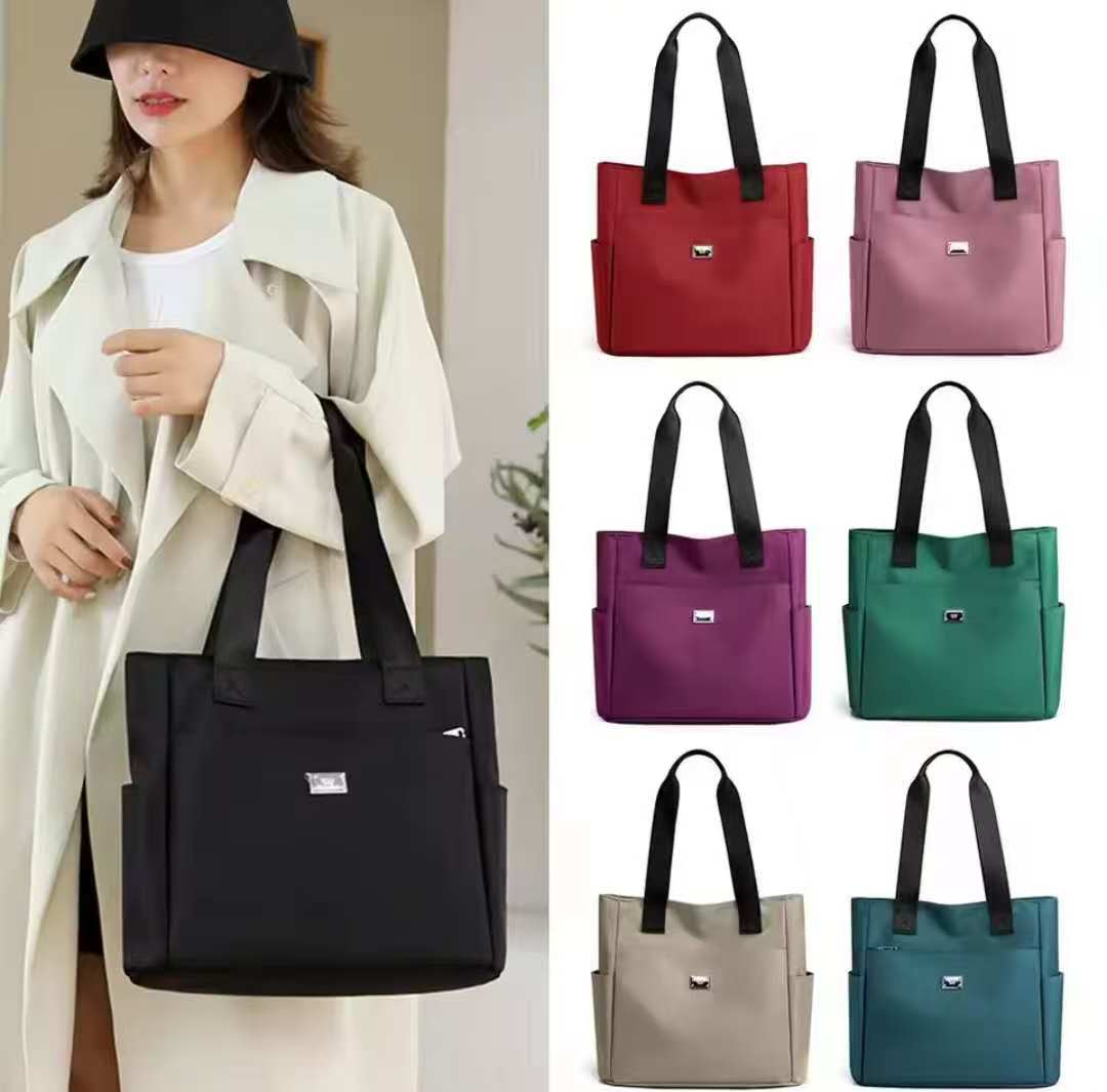 Single Shoulder Tote Bag Fashion Casual Multi Pocket Ladies Handbag