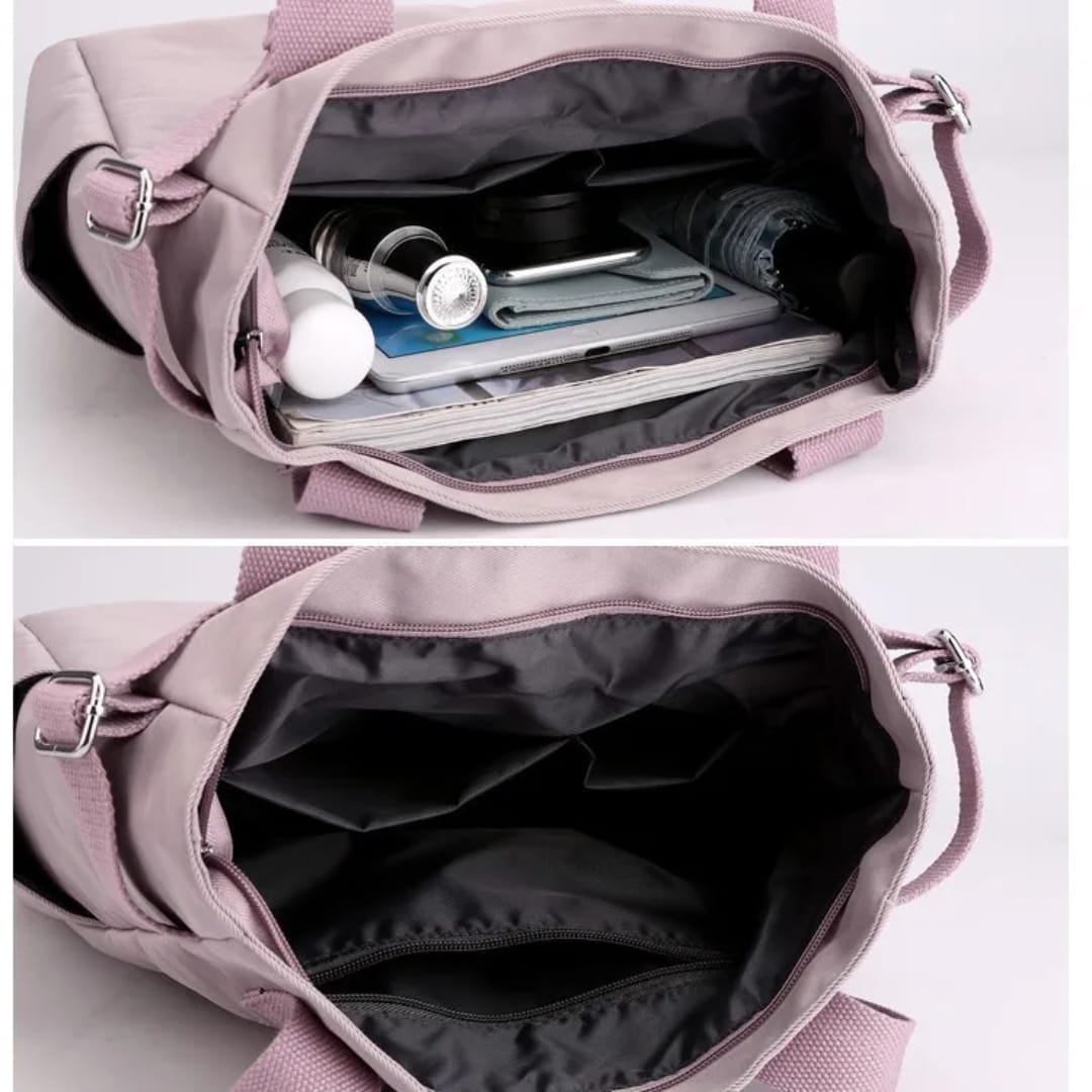 Single Shoulder Tote Bag Fashion Casual Multi Pocket Ladies Handbag